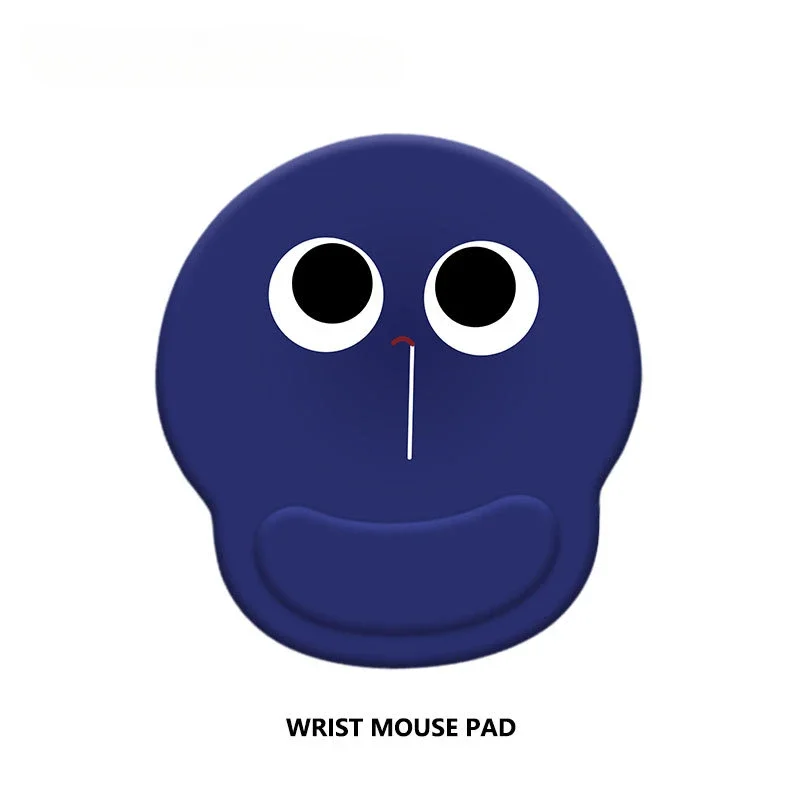 Cute Emoji Wrist Guard Mouse Pad For Keyboard wrist pad Support Silicone Office Thick And Comfortable Wrist Support Anti Slip