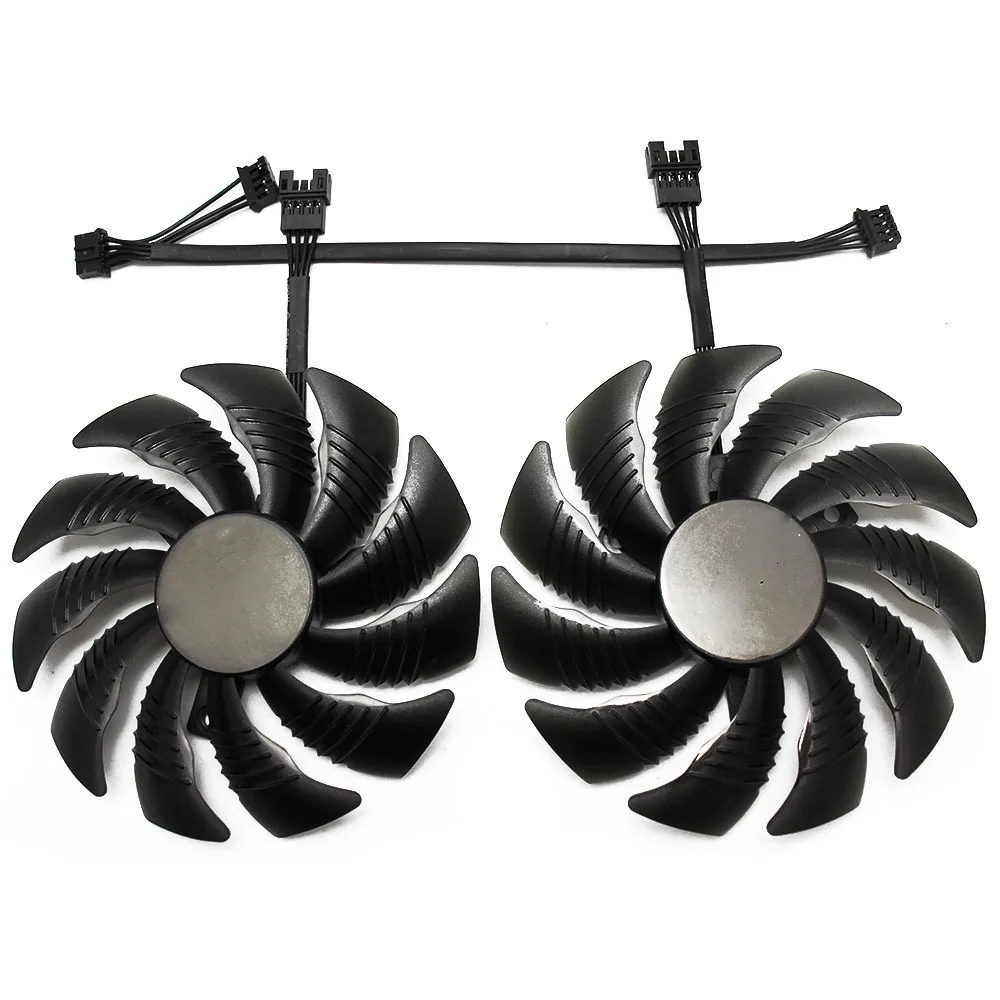 

T129215SU GPU Cooler DC 12V 4Pin Graphics Card Fans Dual Fans Cooling System for GIGABYTE RTX2060GTX1650 1660/1660Ti