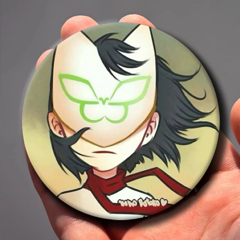 58mm 1PC G-Gorillaz Anime B-Band Badges 58mm Round Fans Collect Friends Gifts Brooch
