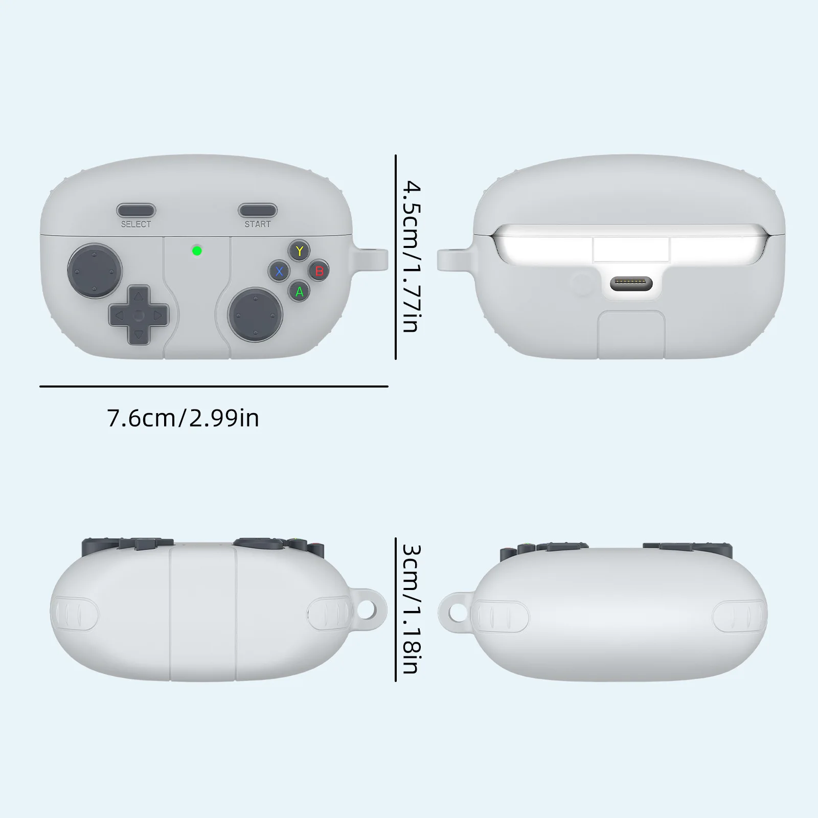 3D Gamepad Gameboy Case For Sony 1000 XM5 Earphone Box Cover Soft Bluetooth Wireless Protect Case For 1000XM5