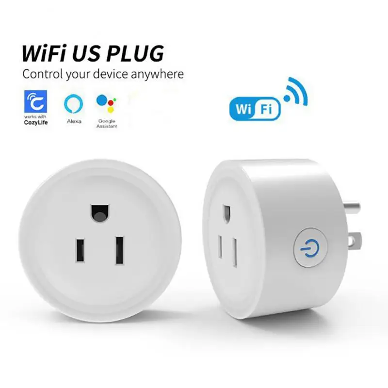 

Tuya Smart Outlet Socket WiFi EU Plug Adapter 16A Remote Voice Control Socket Work with Alexa Assistant Smart Life