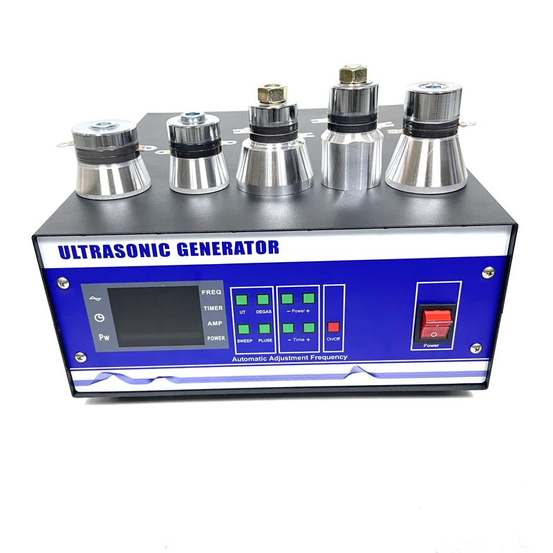 Gerador ultrassônico do líquido de limpeza do gerador do transdutor 40khz para o líquido de limpeza ultrassônico industrial do sulco dobro