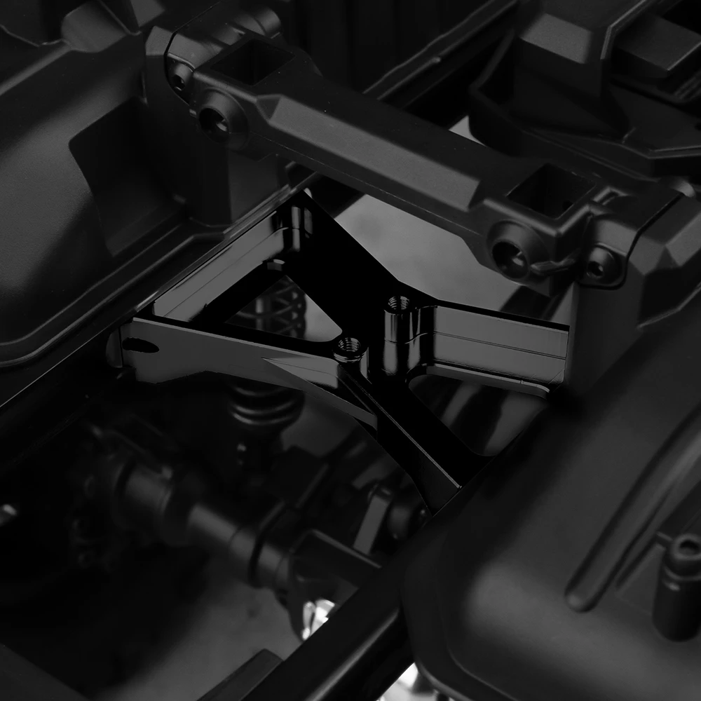 YEAHRUN рулевой сервопривод из алюминиевого сплава, поперечное крепление, задняя скоба шасси, поперечина для TRX-4 1/10, радиоуправляемый гусеничный автомобильные аксессуары