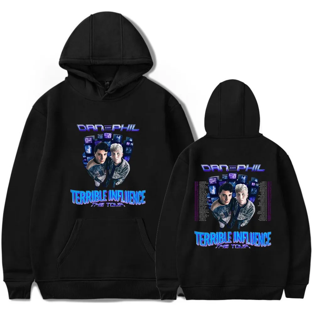 

Dan And Phil Tour 2024 Merch Hoodies Unisex Hooded Sweatshirt Casual Clothing