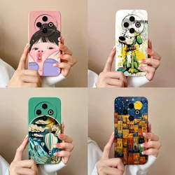 Case For Tecno Spark 30 30C 4G 5G Funny Girl Dog Camera Protection Shockproof Anti-drop Simple Cover For Tecno Spark30C Coque