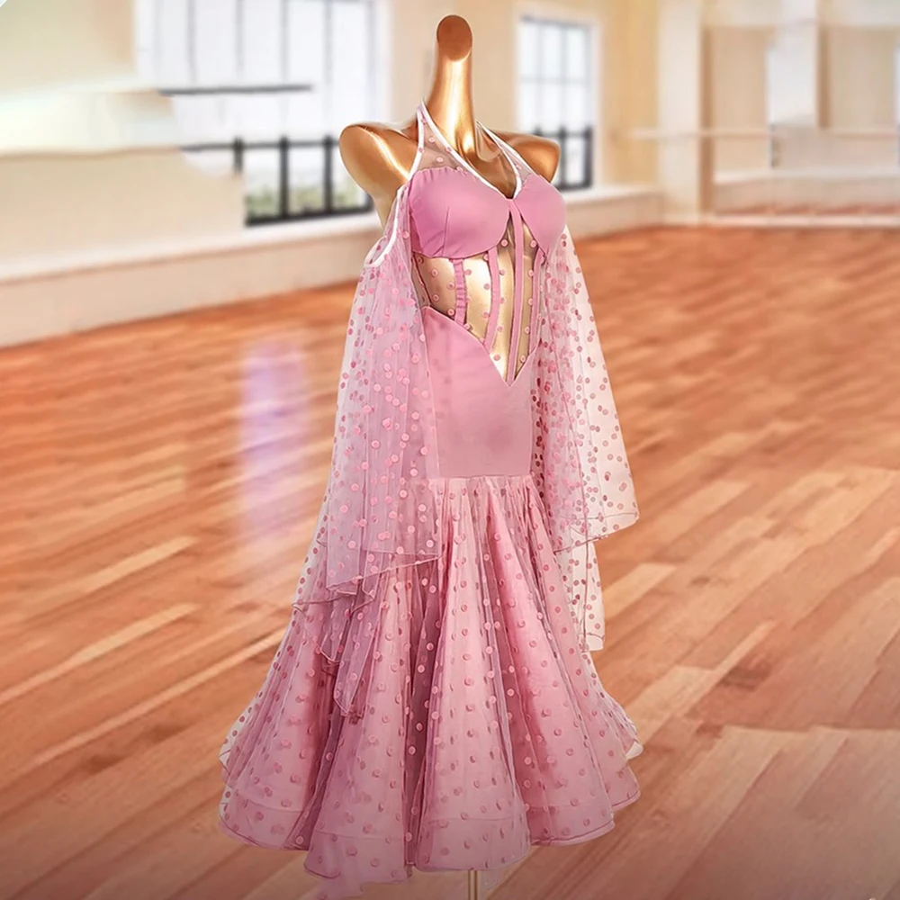 2024 New High-end Ballroom Dance Dress National Standard Modern Dance Costume Big Swing Women Party Waltz Clothes Stage Outfits