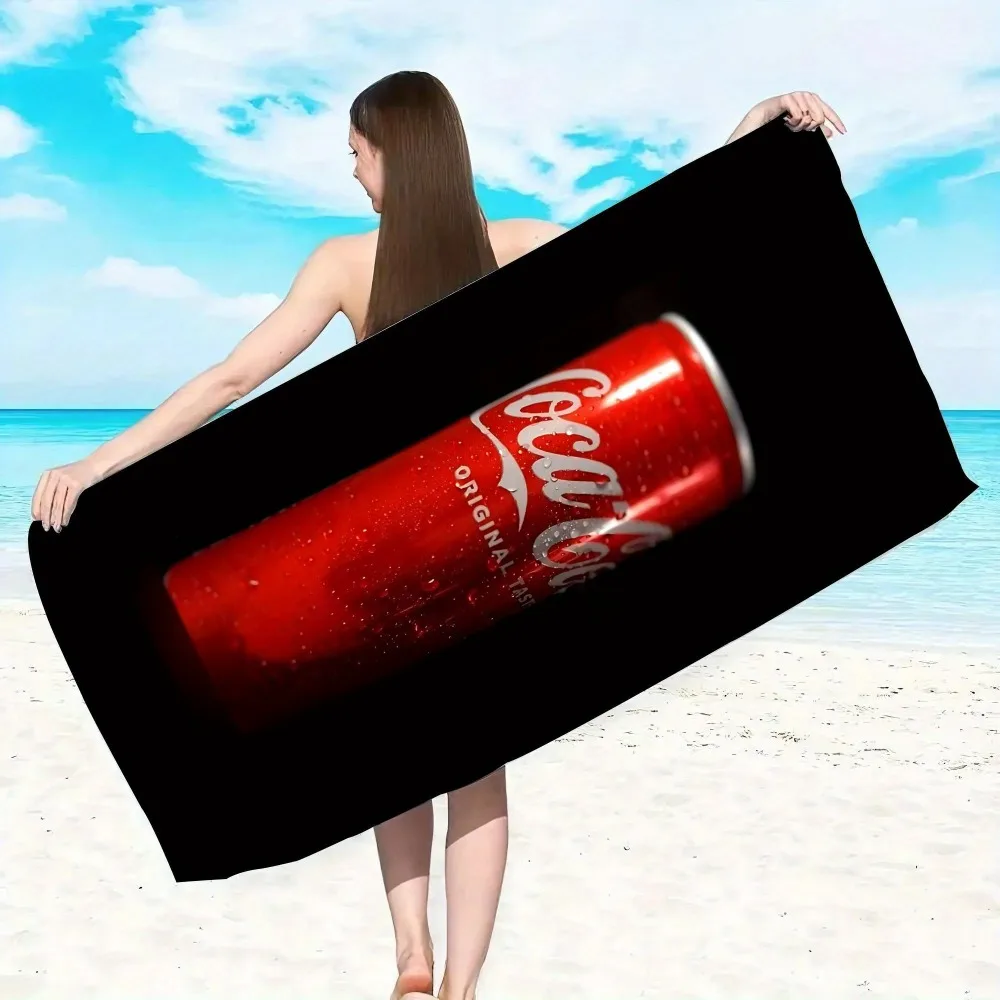Toalla de Playa de Microfibra, Secado Rápido y Altamente Absorbente, Suave y Agradable al Tacto, Diseño de Cola, Perfecta para Baños