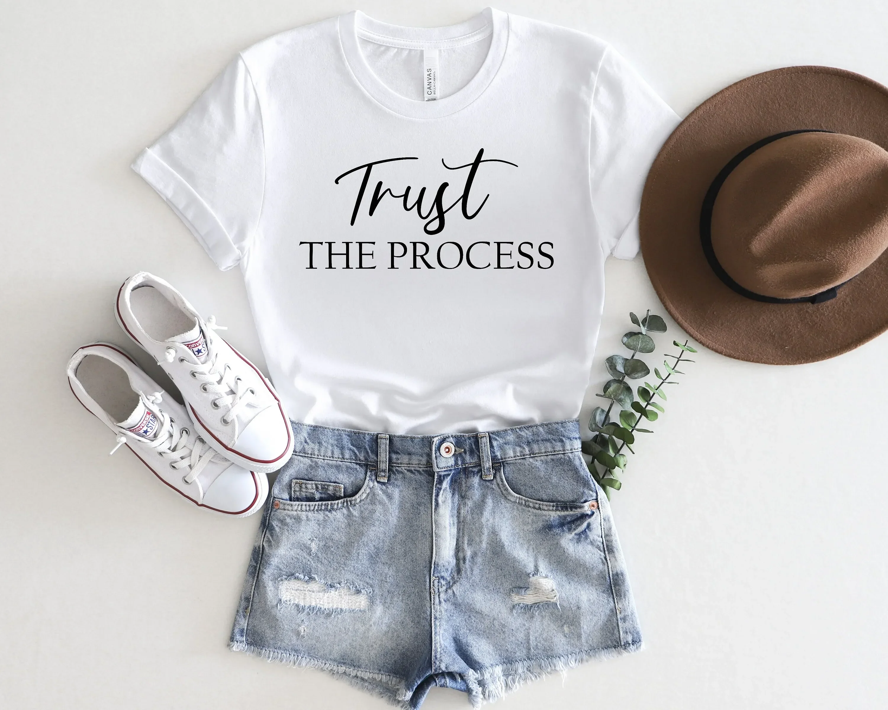 Trust The Process T Shirt Inspirational Motivational Mental Health Positive Positivity Self Love