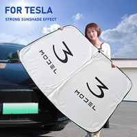 For Tesla Model Y 3 2016-2024 Model 3 higland 2024 Car Windshield Sun Shade Sunshade Sun Visor Protector Foldable Blocks UV Rays
