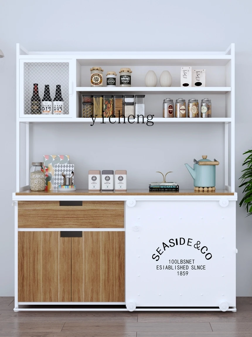 GZ side cabinet wrought iron cafe tea catering work cabinet iron locker