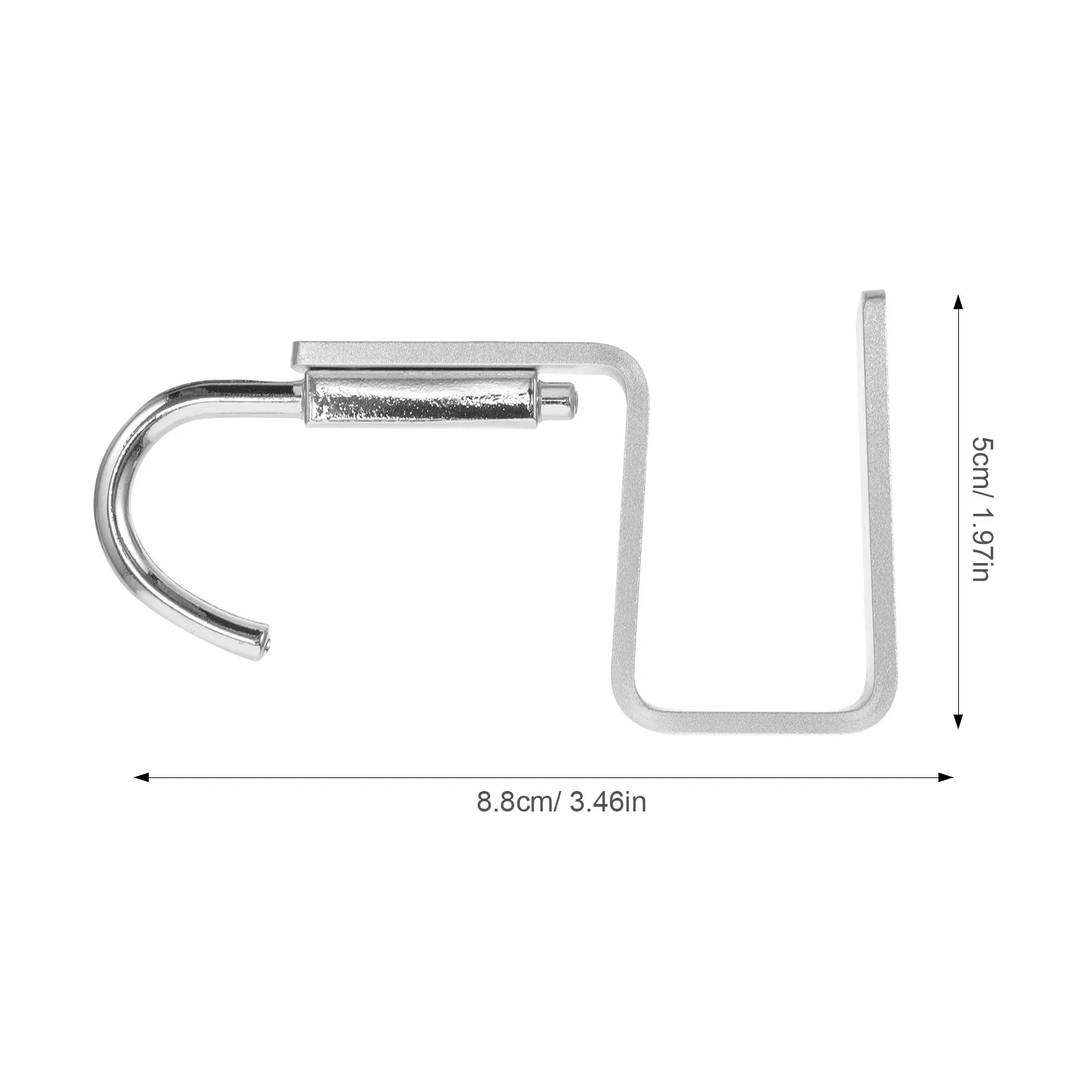 Handbag Storage Holder Adjustable Desk Backpack Hooks Hanger for Silver Hanging Convenient