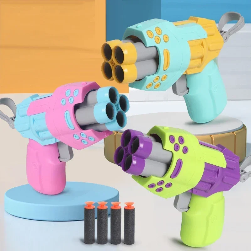 Radish Soft Bullets Guns Children'S Toy Guns Model Fidget Toy for Kids Adults Stress Relief Toy Children Decompression Gift