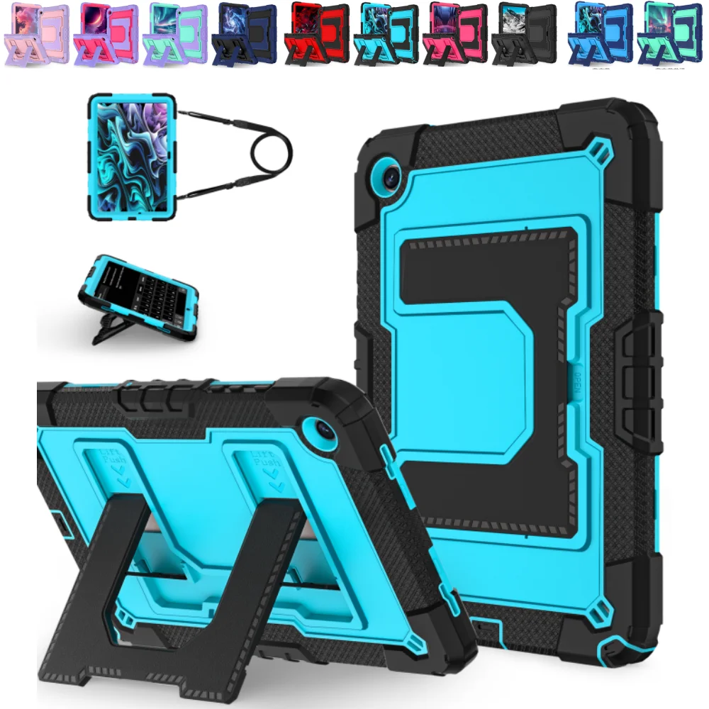 

Чехол для Samsung Galaxy Tab A11 Plus 11 дюймов SM-X230 SM-X236 2025 A11 + 11 дюймов, сверхпрочный противоударный чехол для планшета с ремешком