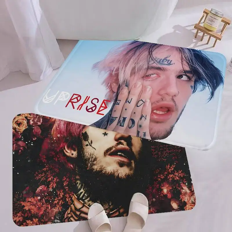 Classic Emo Rapper L-Lil P-Peep Door Mat Nordic Style Bedroom Living Room Doormat Home Balcony Anti-Slip Alfombra