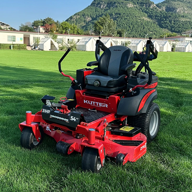 54Inch  Aluminum Hydro Gear  Electric Start Drive Golf Course Turf Landscape Maintenance Wide Area Grass Cutting Machine