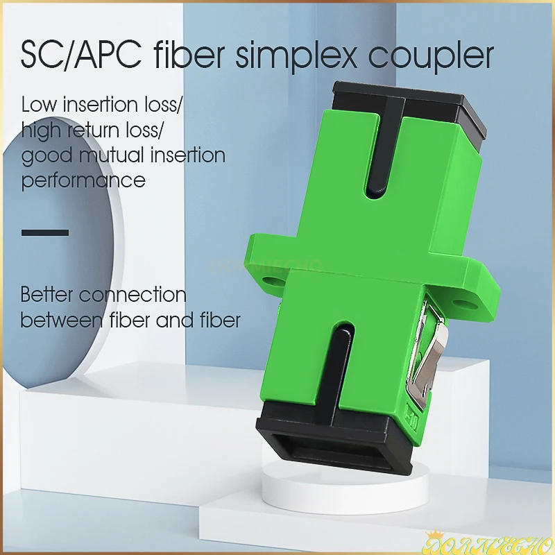 

Высококачественный одномодовый волоконно-оптический коннектор SC/APC, соединительная Фланцевая головка, квадратный Соединительный адаптер, Бесплатная доставка