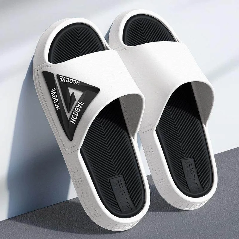 Men's Outdoor Slip-resistant Anti-odour Wearable Home Slippers Super Thick Bottom Bathing Shoes Comfortable Summer Sandals