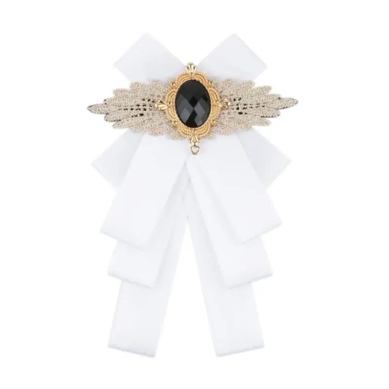 Schneidige Vintage-Fliege, solides abnehmbares Accessoire, elegante Krawatte mit Kragen