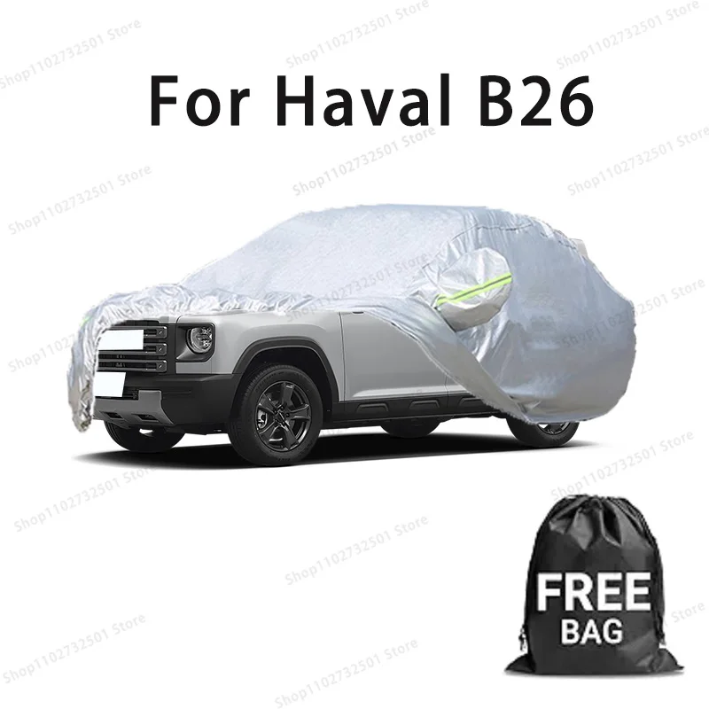 

Car cover For Haval B26 Full cover Waterproof sun protection cover Scratch resistant cars accessories