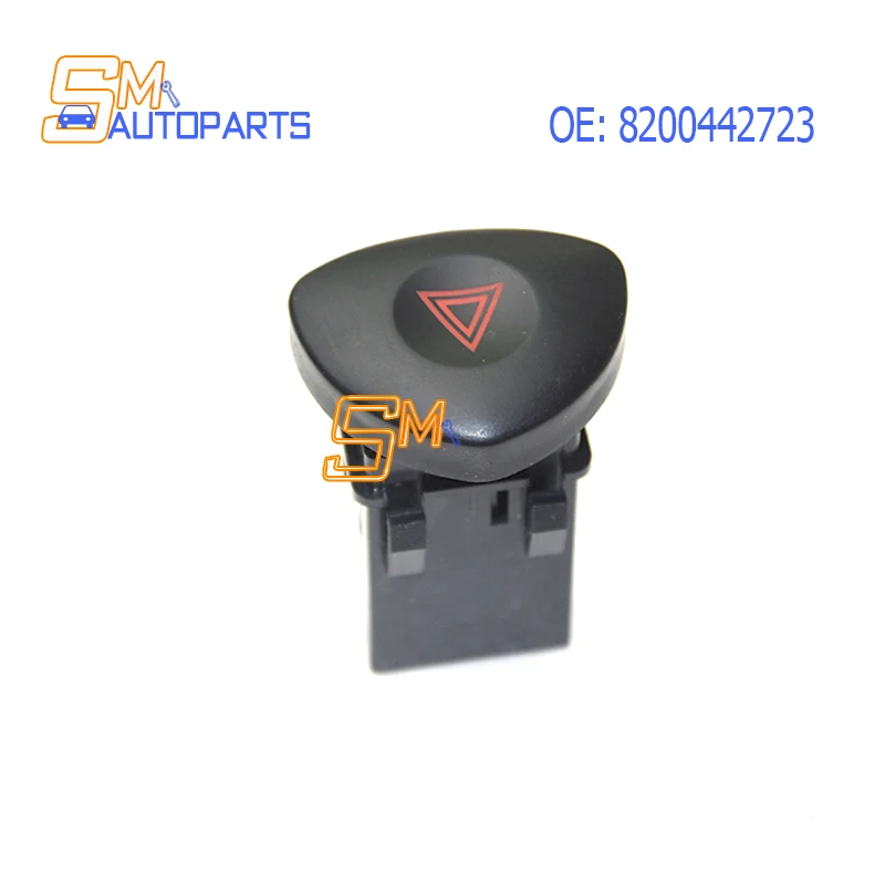 High Quality 8200442723 82000060036 Emergency Hazard Lights Warning Switch Button for Renault Clio 1998-2005