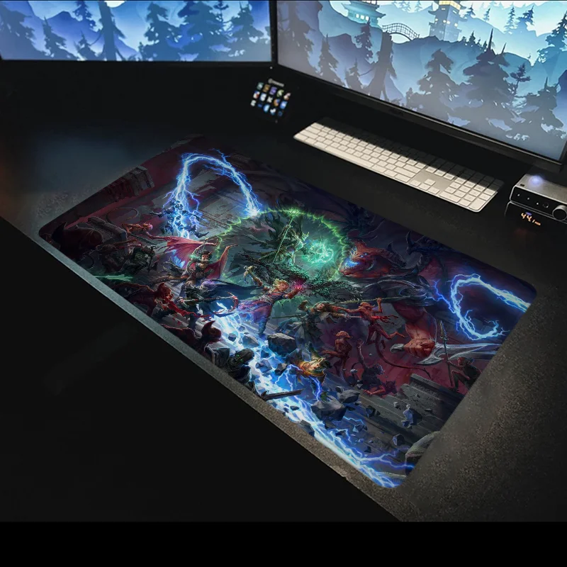 Extended Desk Mause Pad Mouse Mat P-Pathfinder Gaming Accessories Deskmat Game Mats Mousepad Xxl Gamer Anime Office Pads Pc Mice