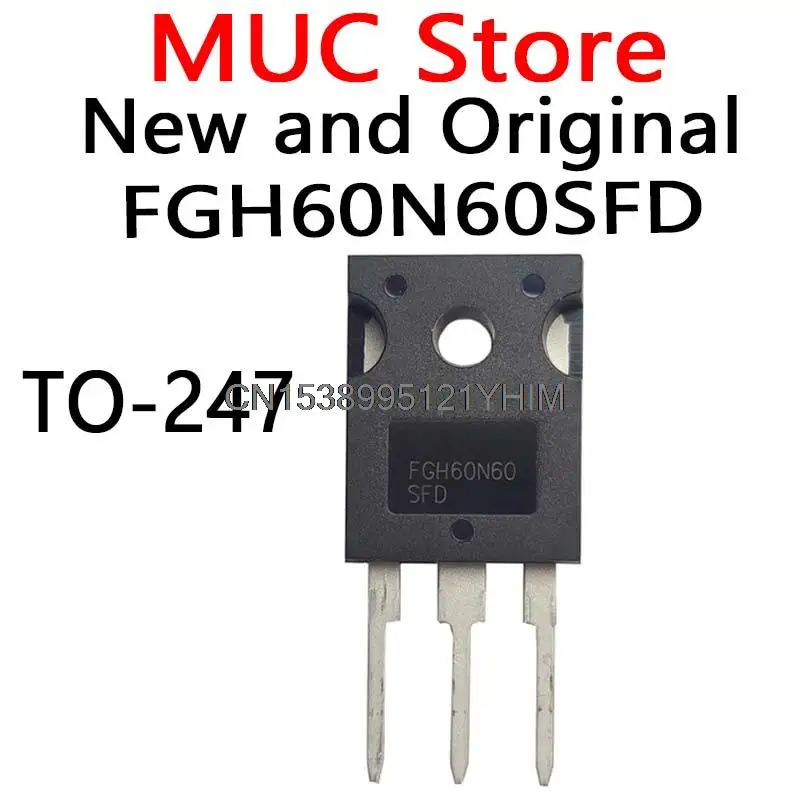 10PCS New and Original TO-247 FGH60N60 60N60 FGH60N60SFD