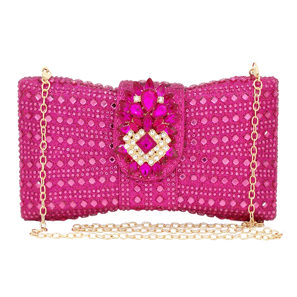 Tas voor damesfeest clutch luxe tassen vorm strik koningsblauw handtas avondtasje