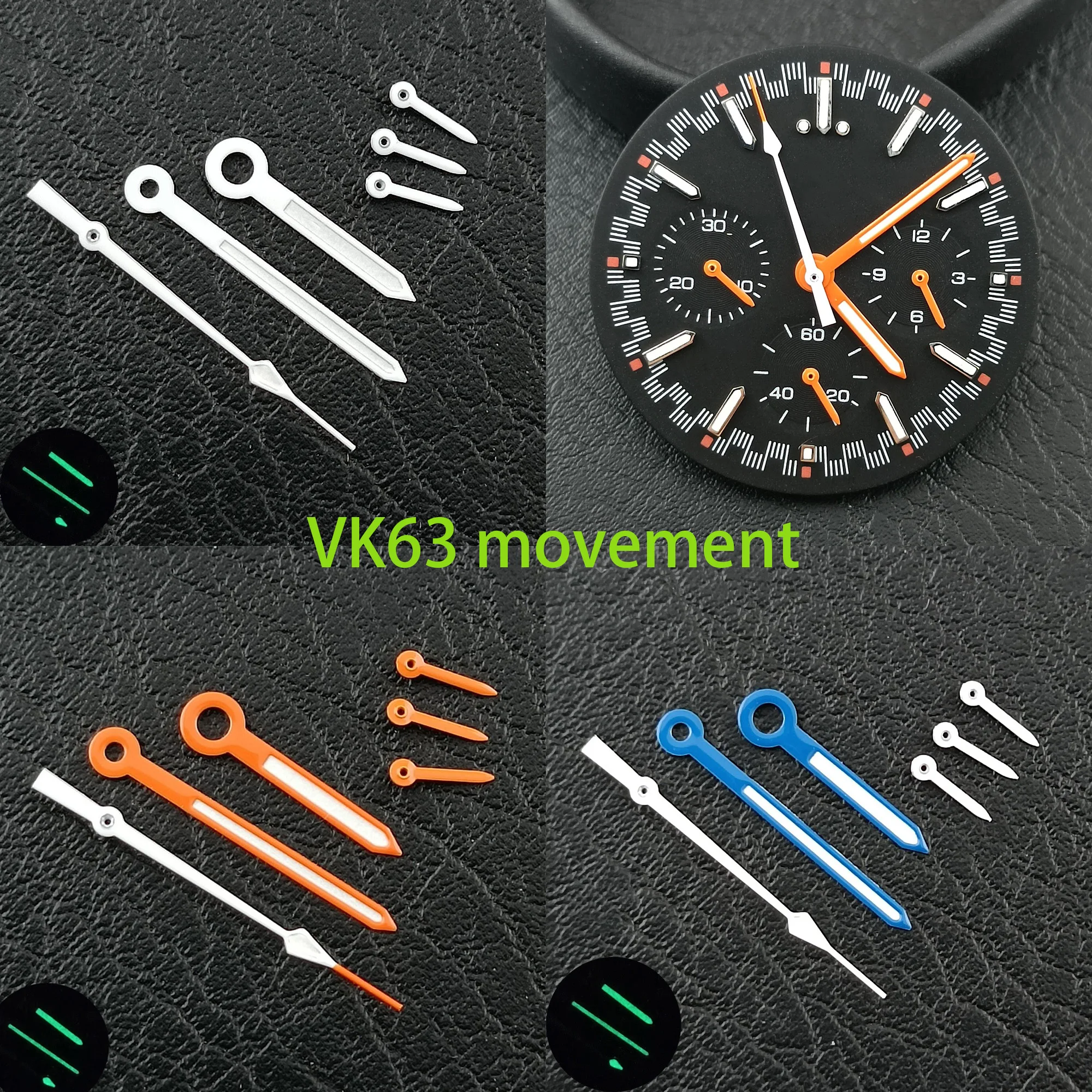 

VK63 watch pointer suitable for 31.5mm dial VK63 quartz movement maintenance accessories