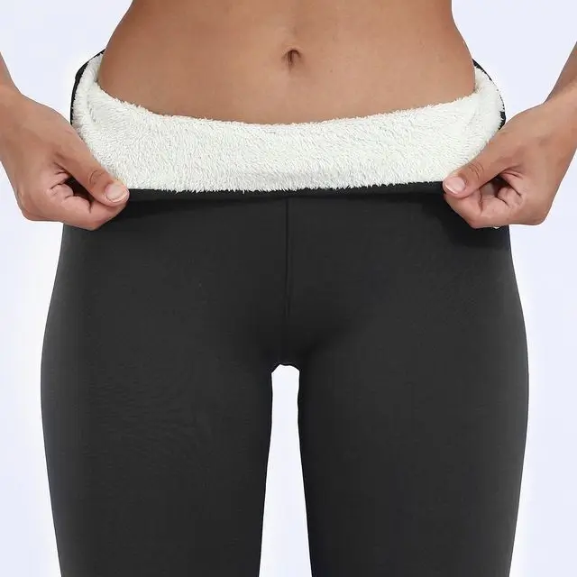 Women Winter Thicken Leggings Warm Fleece Pants Female Thermal Leggins