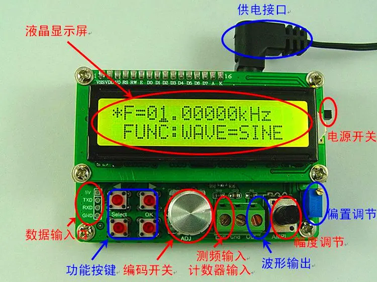 FYE050 Power Type Arbitrary Waveform, Module/Frequency Meter