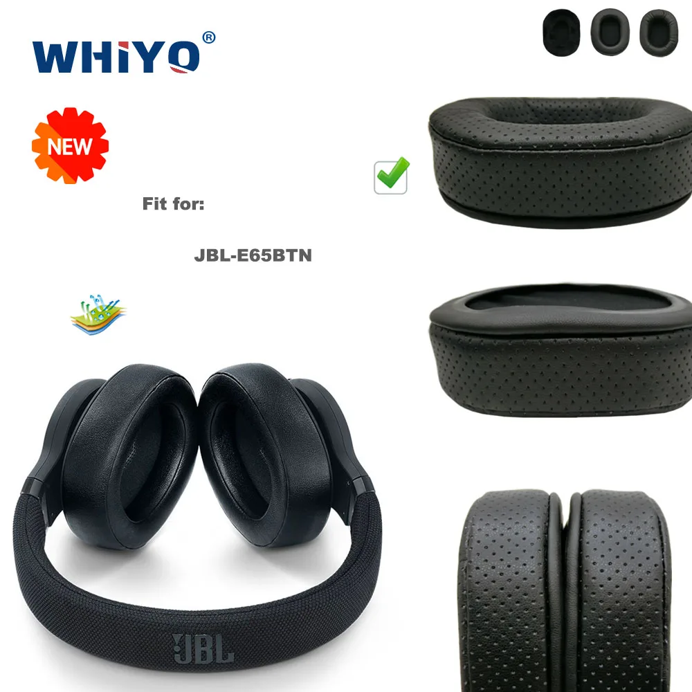 

New Upgrade Replacement Ear Pads for JBL E65BTN Headset Leather Cushion Velvet Earmuff Earphone