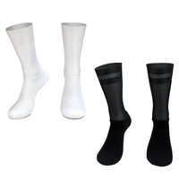 Aero New Team Pro Anti Socks Slip Silicone Cycling Socks Men Bicycle Sport Running Bike Socks Calcetines Ciclismo