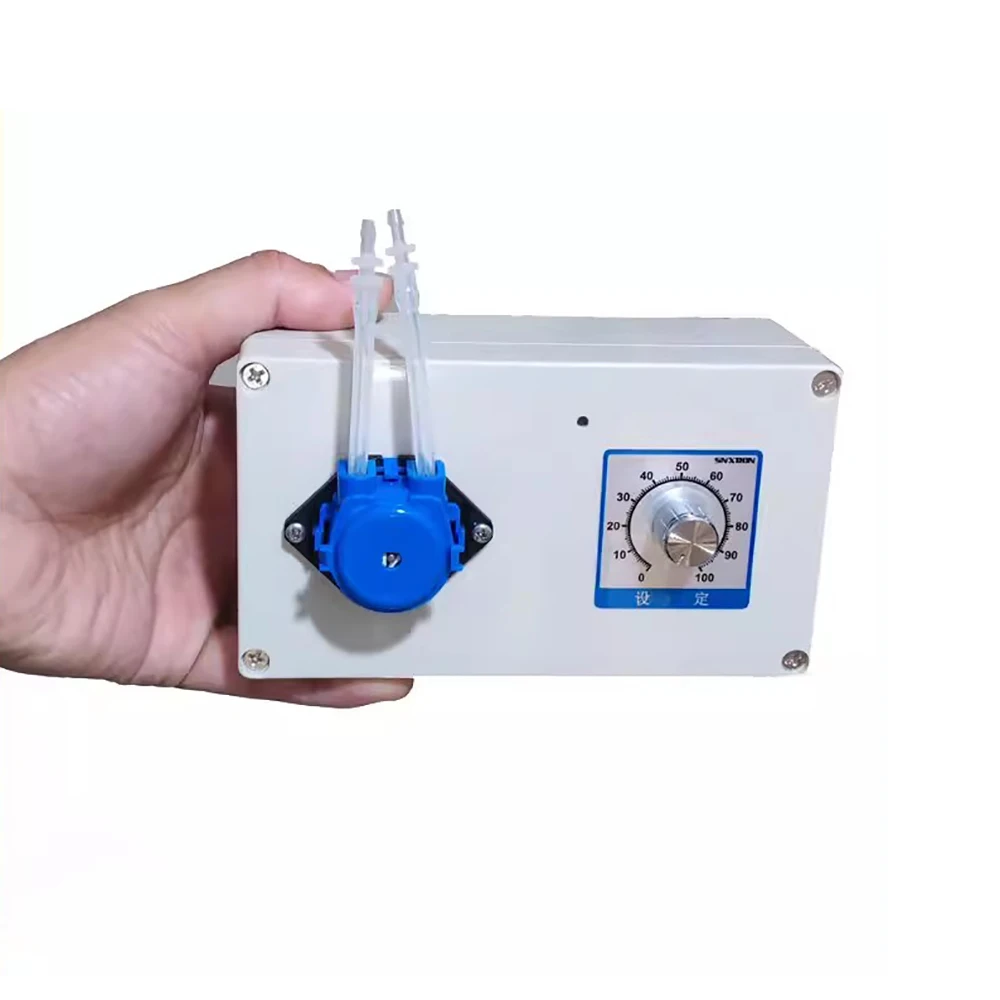 RS060 Laboratory Peristaltic Pump - Adjustable DC Micro Water Pump for Home, Lab, and Small-Scale Circulation
