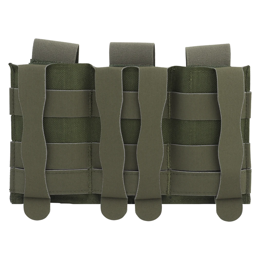 أكياس مجلة ثلاثية مفتوحة من الأعلى، حقيبة حمل قابلة للطي على شكل رفرف ماج لمعدات صيد رماية بندقية AR M4 M14 M16