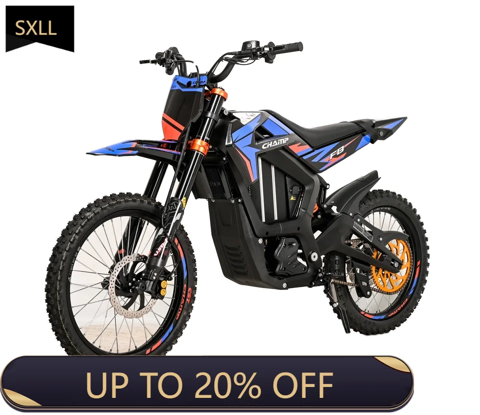

SXLL 7200 watt super power electric motorcycle factory retail wholesale custom high performance off-road endurance bike