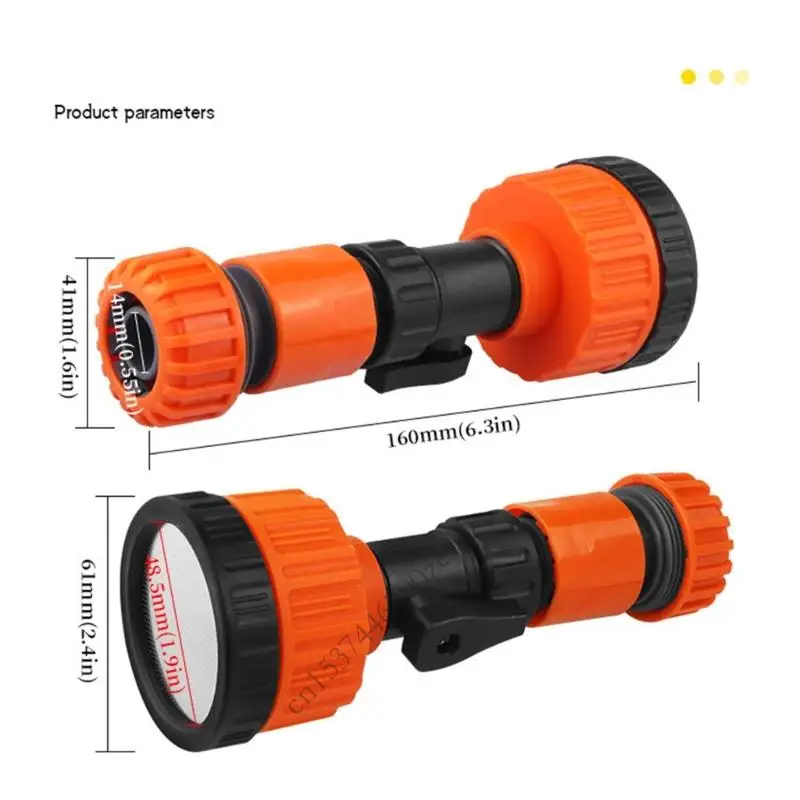 بخاخ لطيف للشتلات حتى توزيع المياه فوهة قابلة للتعديل لتوفير المياه تصميم أداة البستنة P9YB