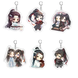 6CM Mo Dao Zu Shi Keychain Cosplay weiwuxian lanwangji Keyring Chen Qing Ling Grandmaster of Demonic Fuuny Key Chain