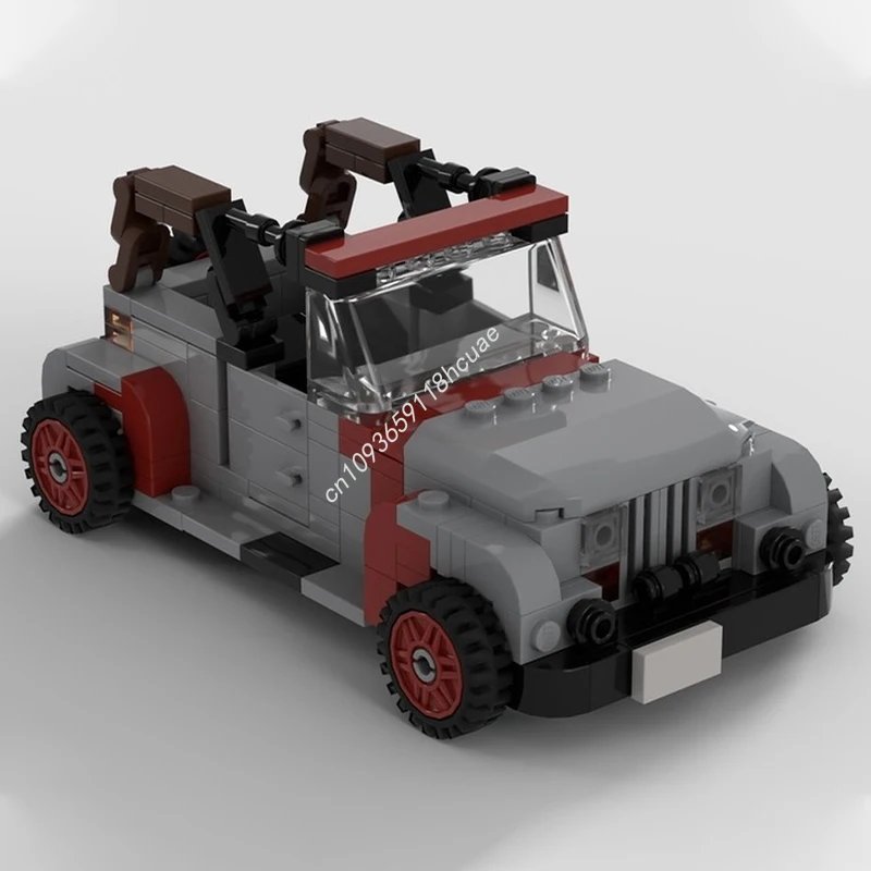 

231 шт. MOC JP Jeep Wranglerss мир Юрского периода, строительные блоки, образовательный кирпич, детская игрушка на день рождения, Рождественская игрушка в подарок