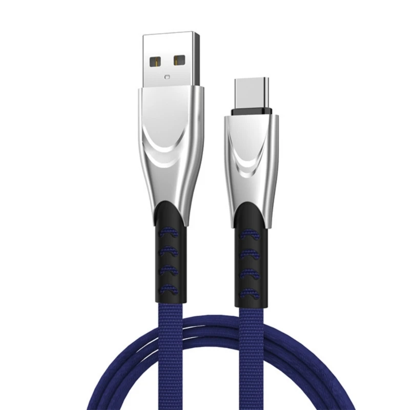 USB Type C Cable Fast Charging and Data Transfer Power Cord For Phones Tablets Electronic Devices Rapid Charging