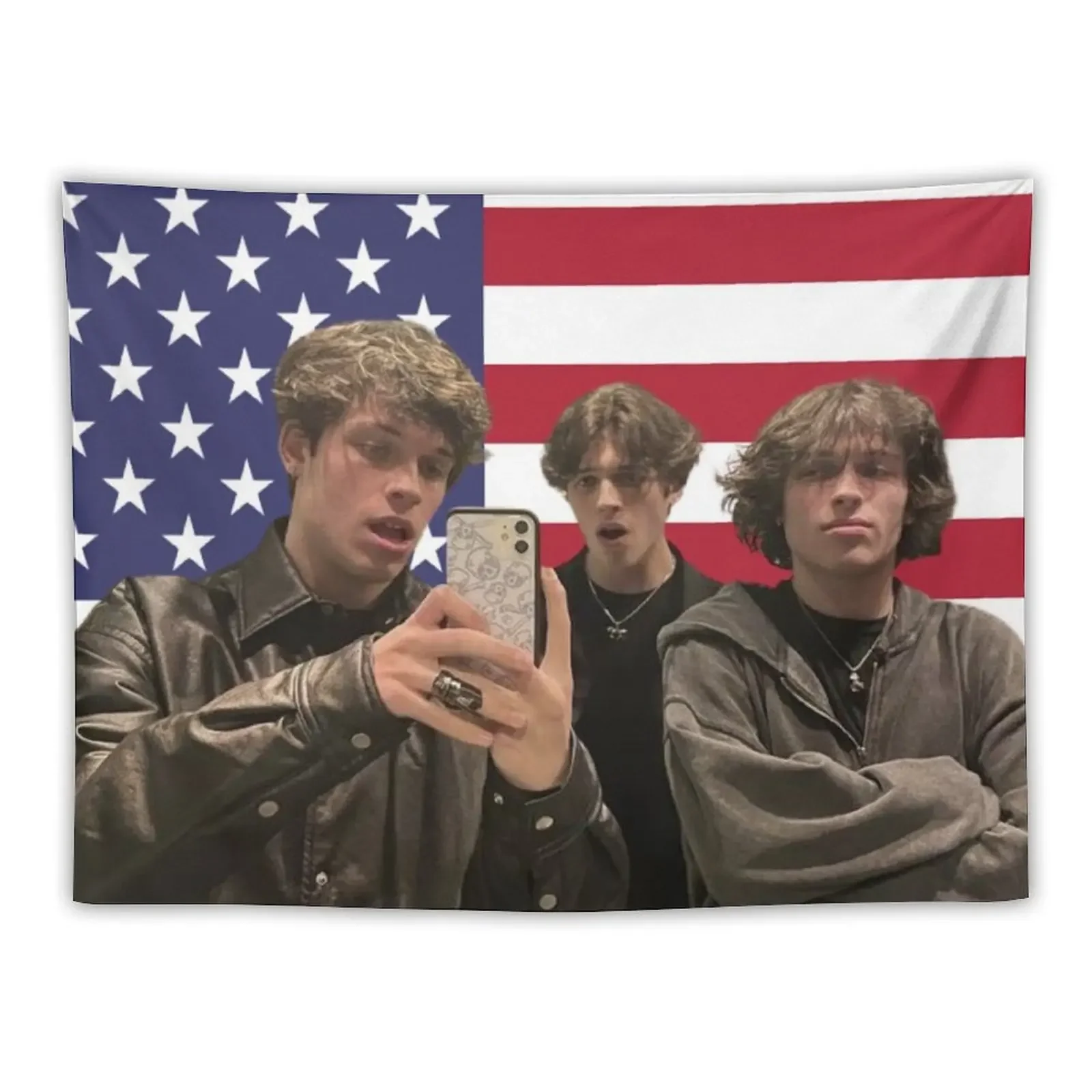 

Sturniolo Triplets Funny Iconic Merch Tapestry Home And Comfort Decor Cute Decor Kawaii Room Decor Tapestry