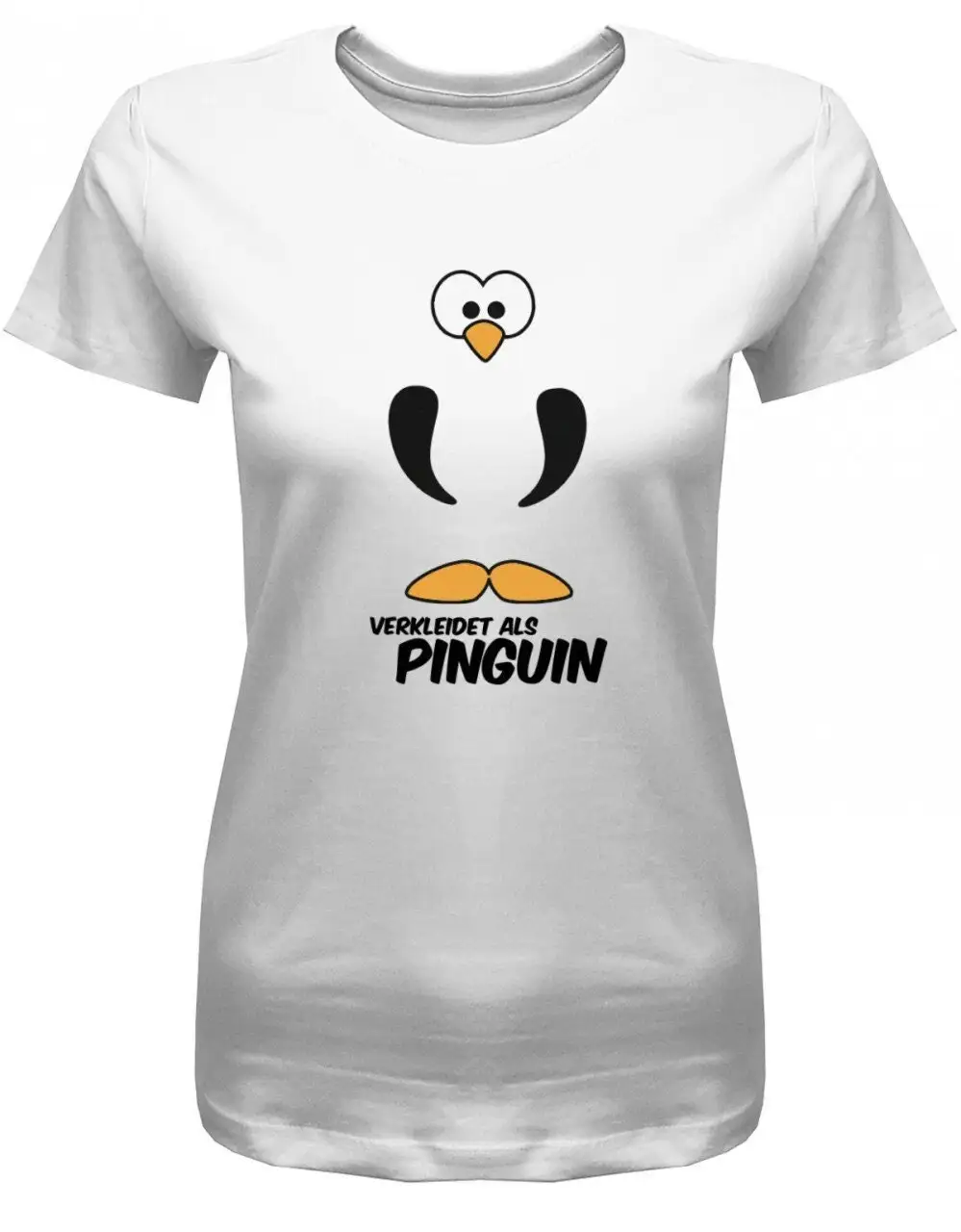 Verkleidet Als Pinguin Damen T Shirt Kostüm