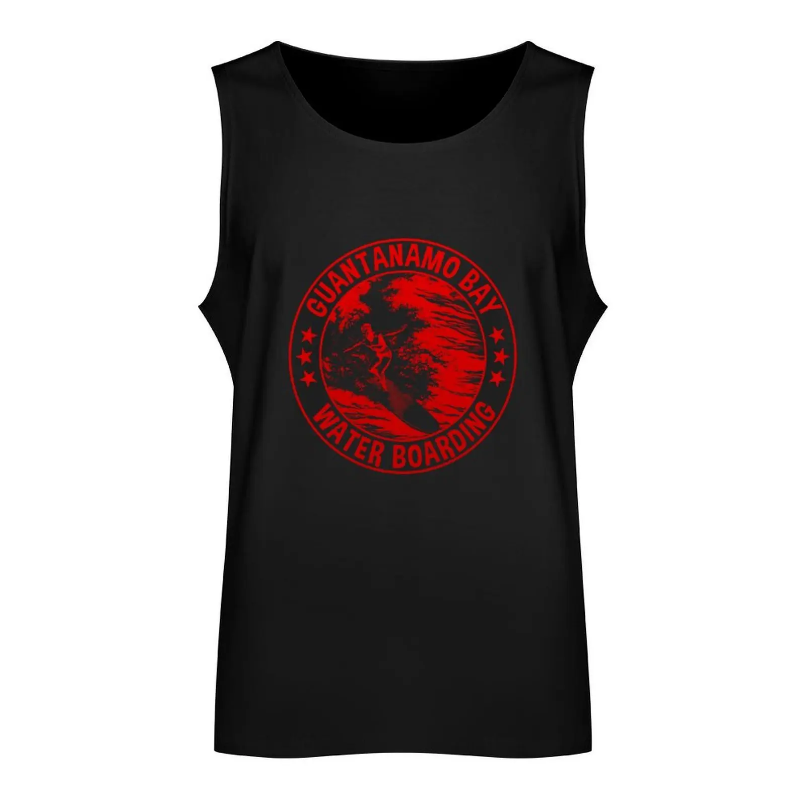 Retro Guantanamo Bay Waterboarding Tank Top summer clothes men 2025 plain t-shirt sleeveless