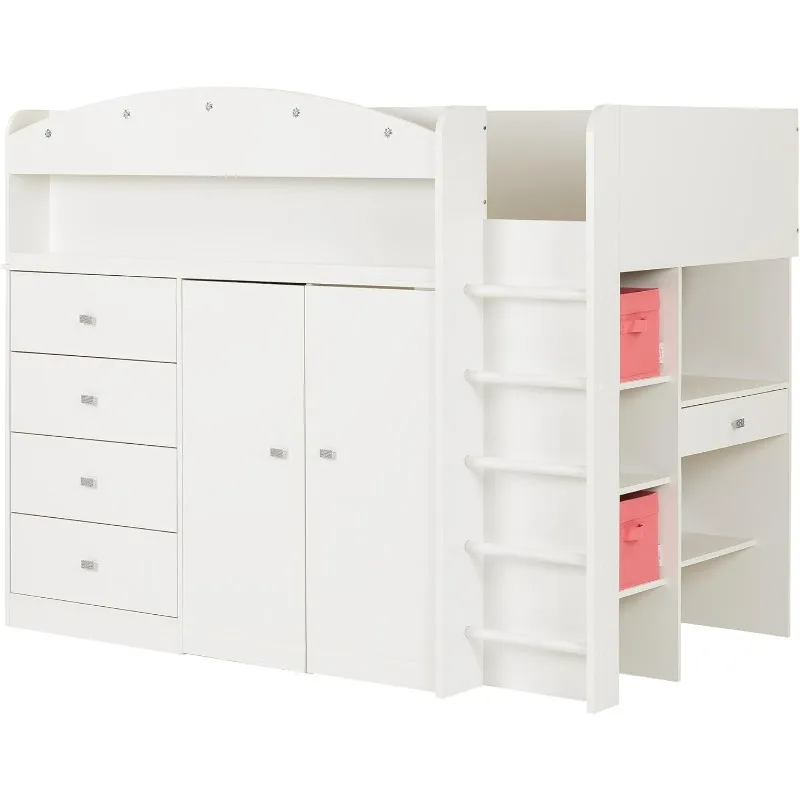 Tiara hoogslaper met bureau, twin