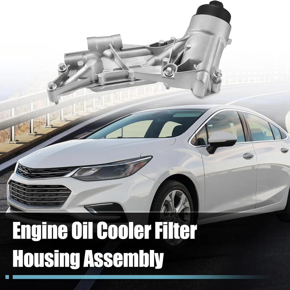 

Engine Oil Cooler with Oil Filter Assembly for Chevrolet Cruze Aveo 93186324 Auto Part Type of Item: Engine Oil Cooler