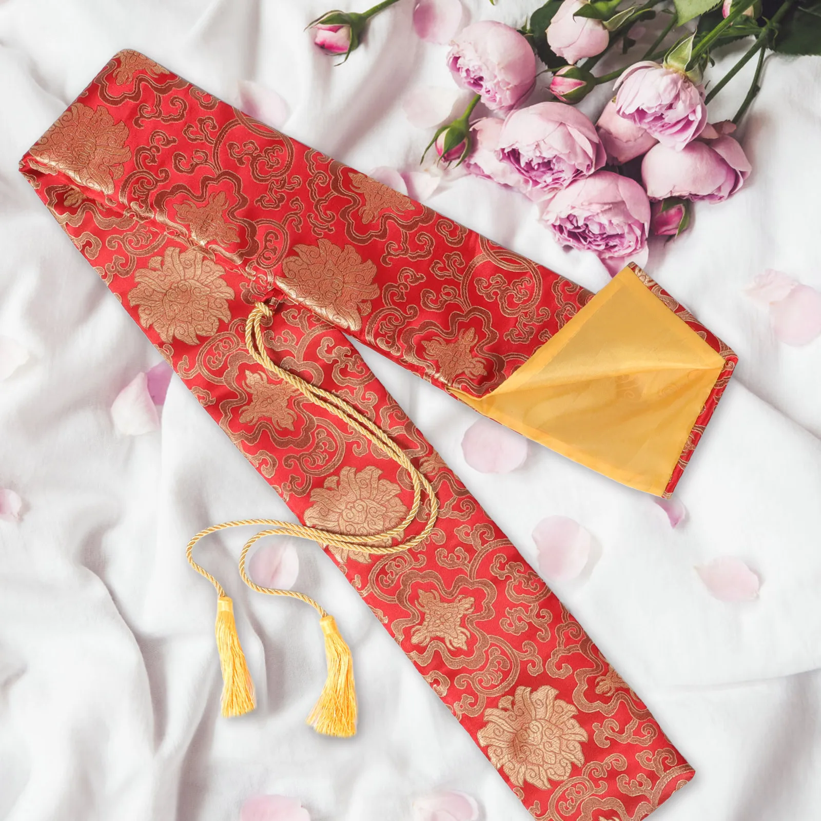 

High Quality Silk Sword Bag Japanese Chinese Tai Chi Swords Storage Pouch Superior Craftsmanship Smooth Touch Travel Case