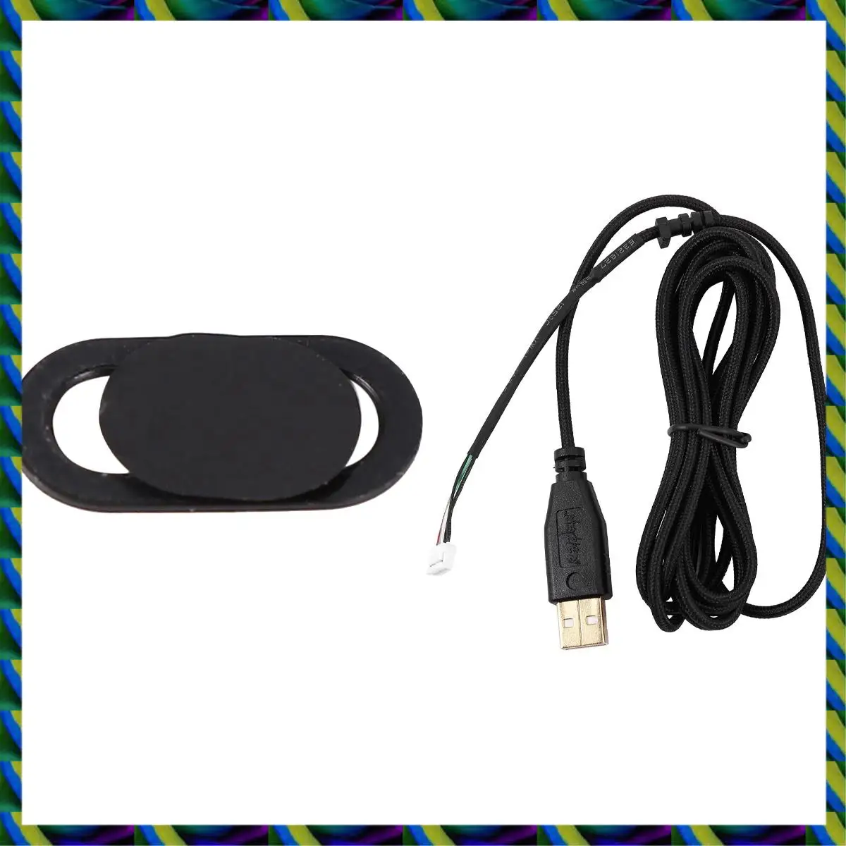 Ежедневный USB-кабель для мышей для Razer Deathadder Hex Molten 2012, с универсальной крышкой для веб-камеры, слайдер, крышка для камеры
