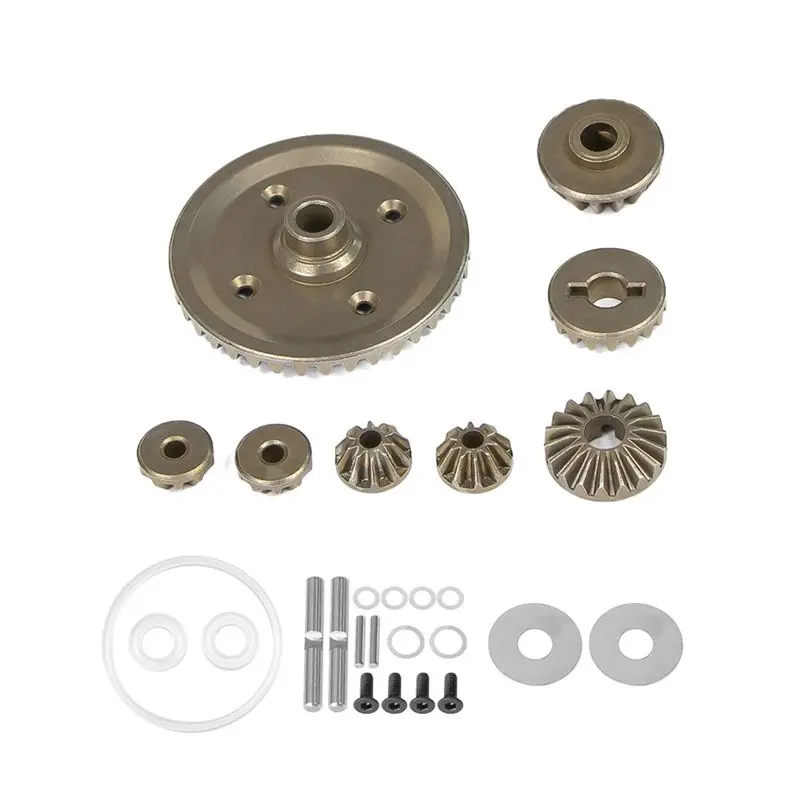 AEE4-RC Car Upgrade Front Rear Differential Gear Kit 22049 For Tamiya 39T XV02 TT02 MB01 BT01 XM01 RC Car Upgrade Accessories