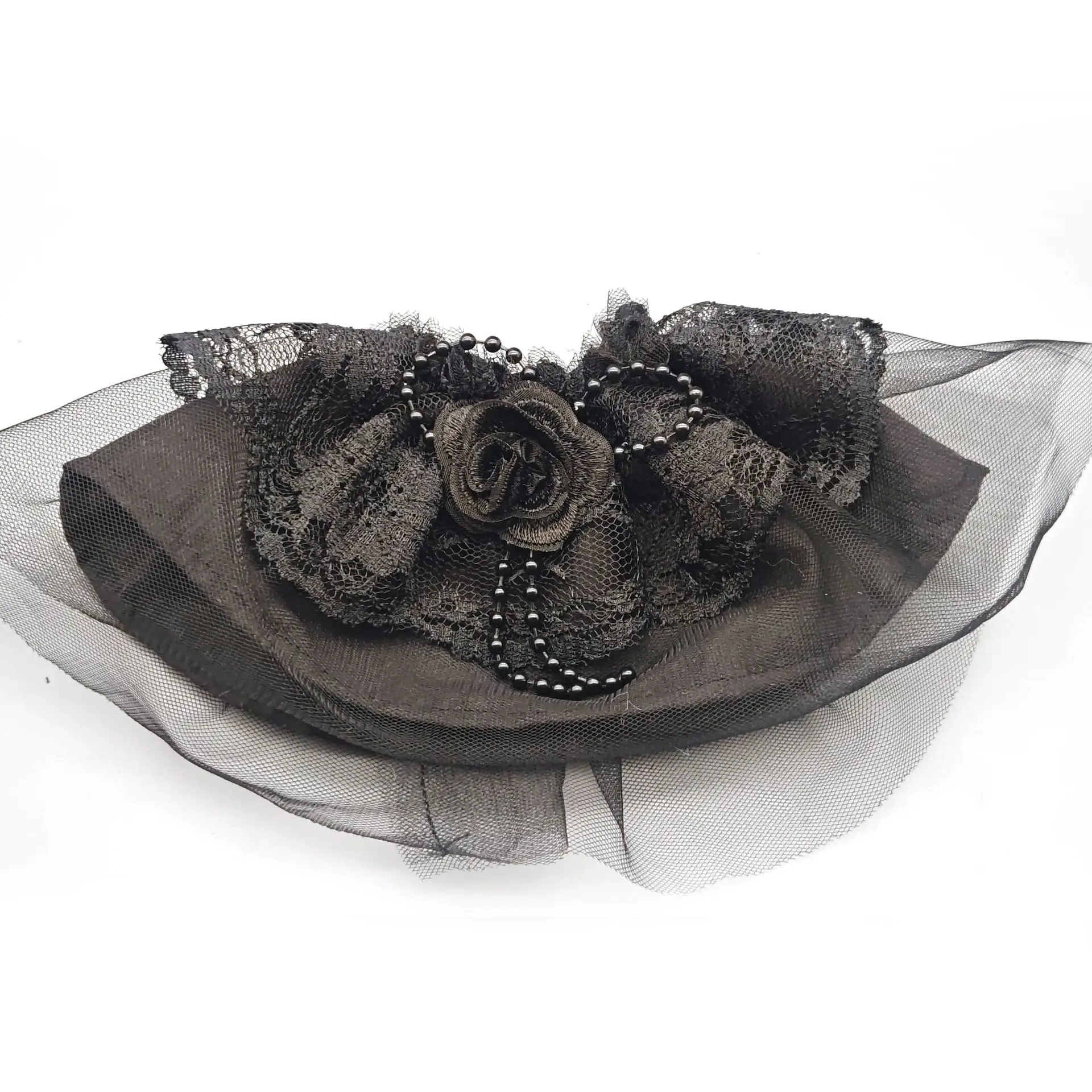 Only suitable for 17cm clothes labubu black wedding dress three piece set replacement wedding role-playing costume