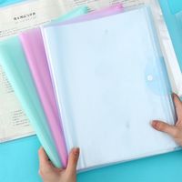 20 Pockets A3 File Folders Creatives Large Capacity Insert Page Test Paper Organizer Thickened Waterproof File Bag Students