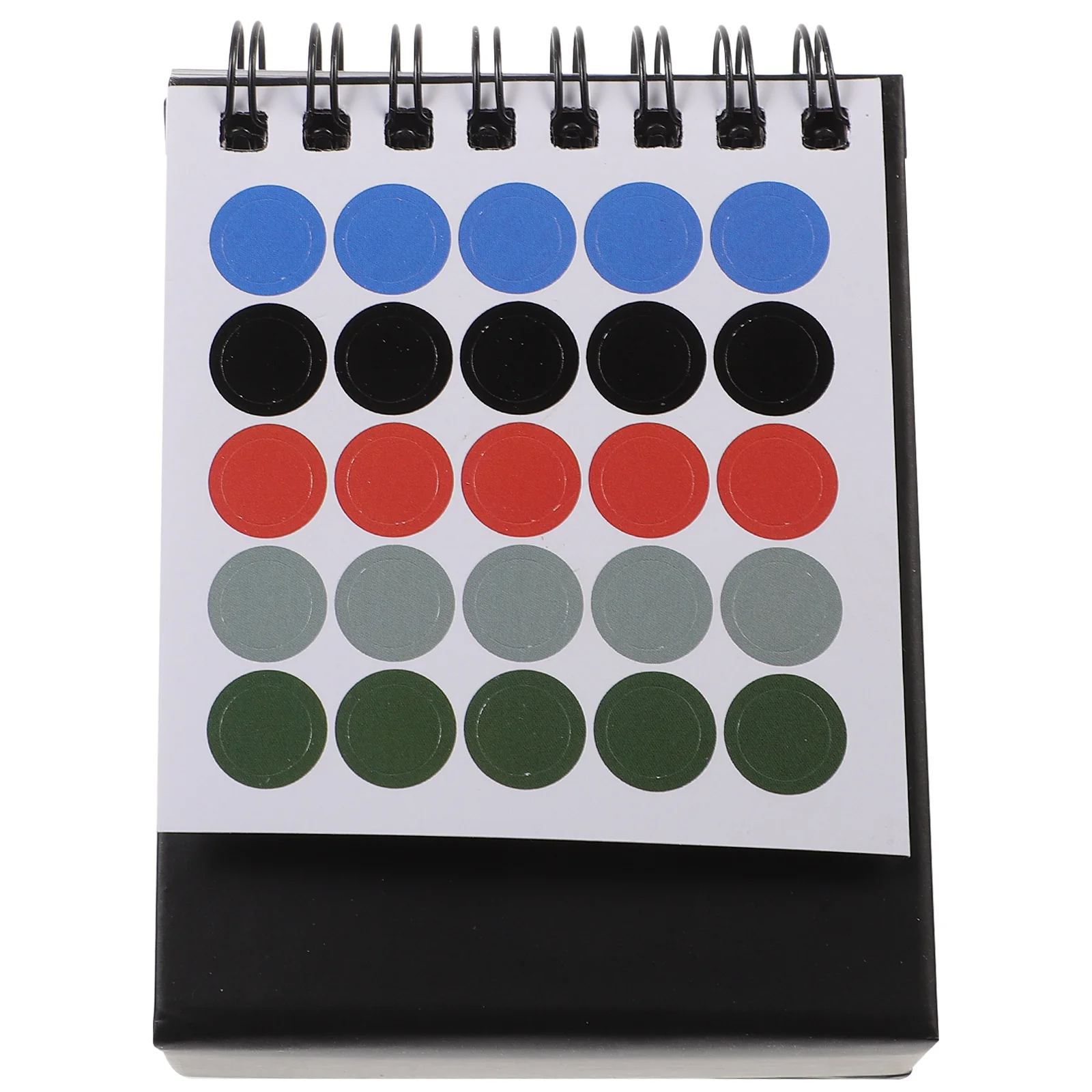 스탠딩 플립 캘린더 2024 미니 데스크 심플 데스크탑 플래너(블랙) (20239- 202412 )